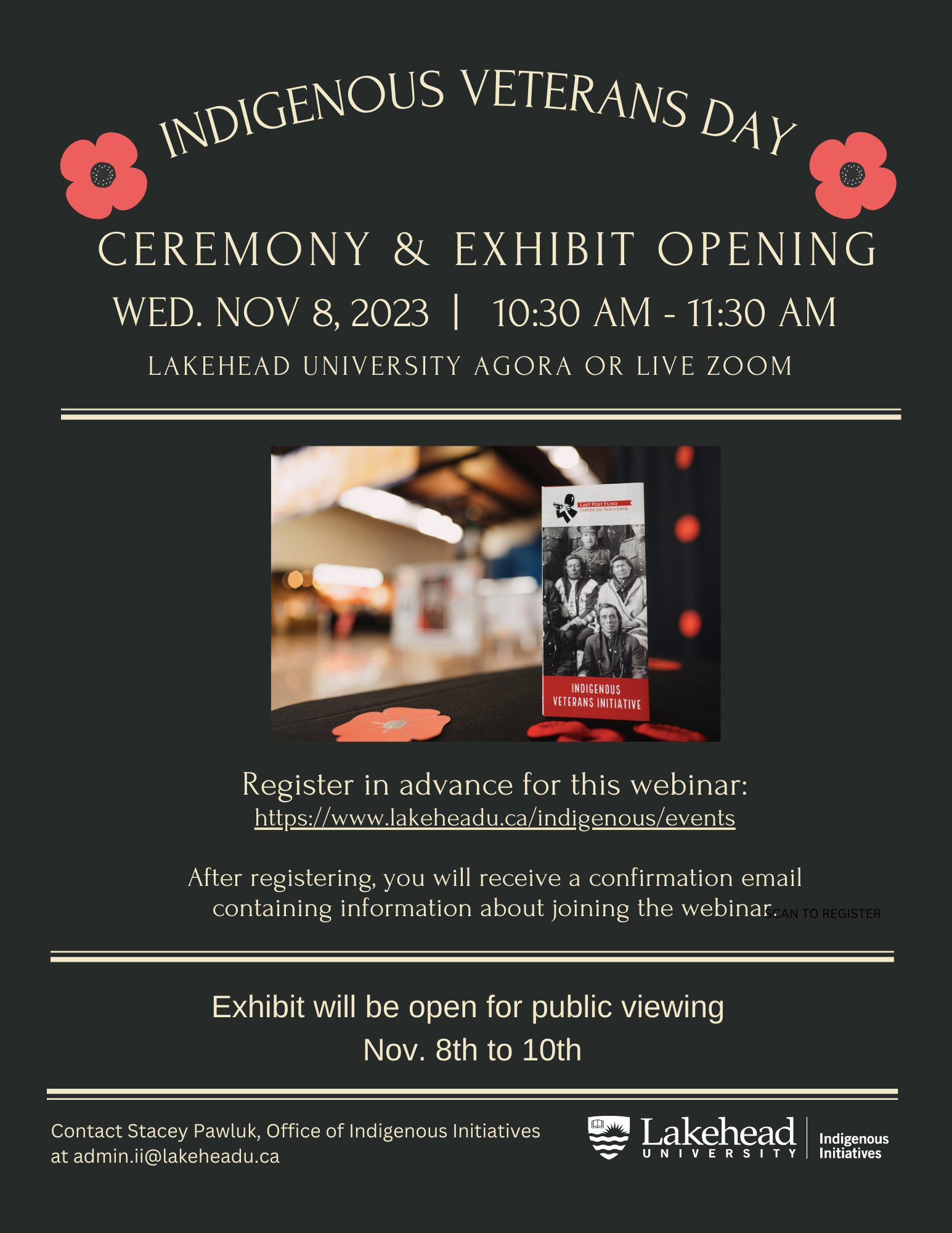 indigenous-veterans-day-exhibit-opening-lakehead-university